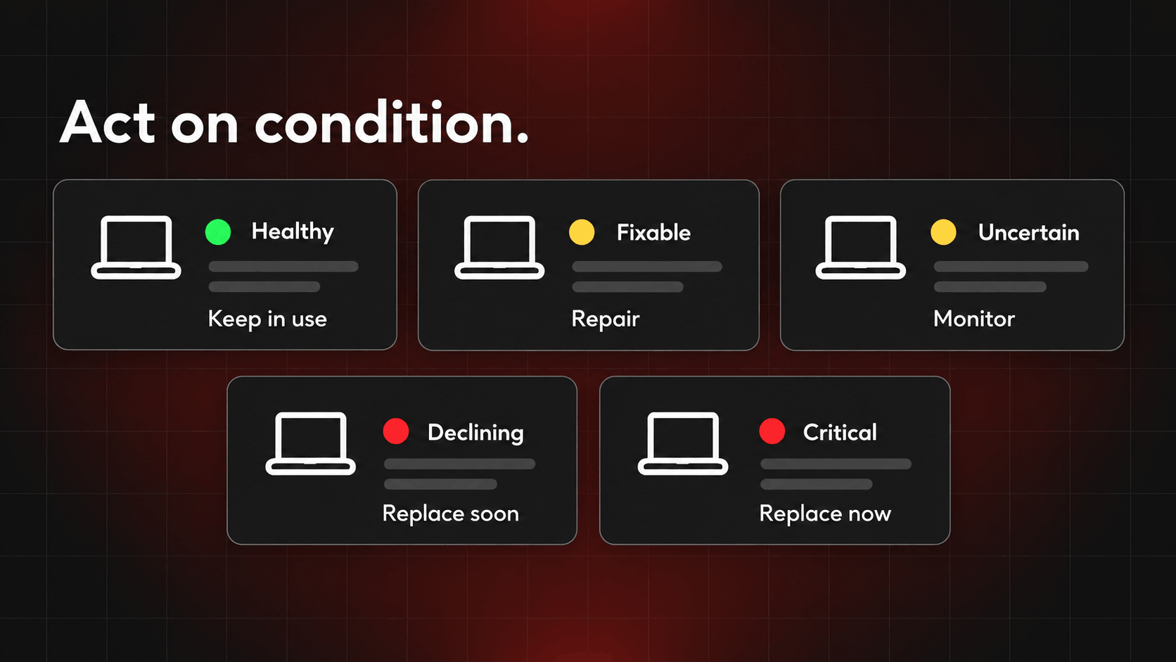 Act on condition. (1)