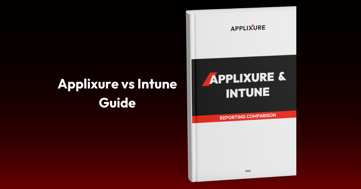 Applixure vs Intune Reporting Comparison Banner