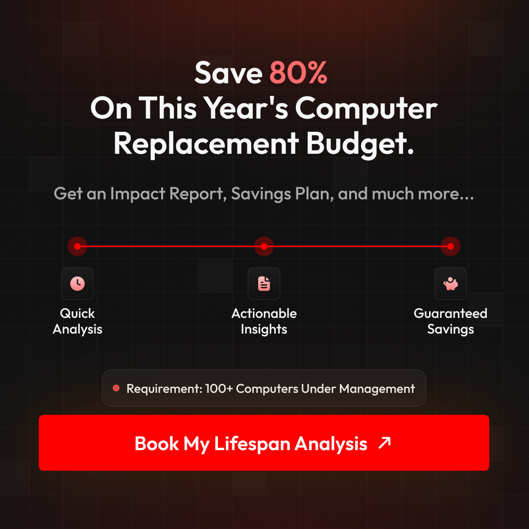 Save 80% On This Years Computer Replacement Budget.