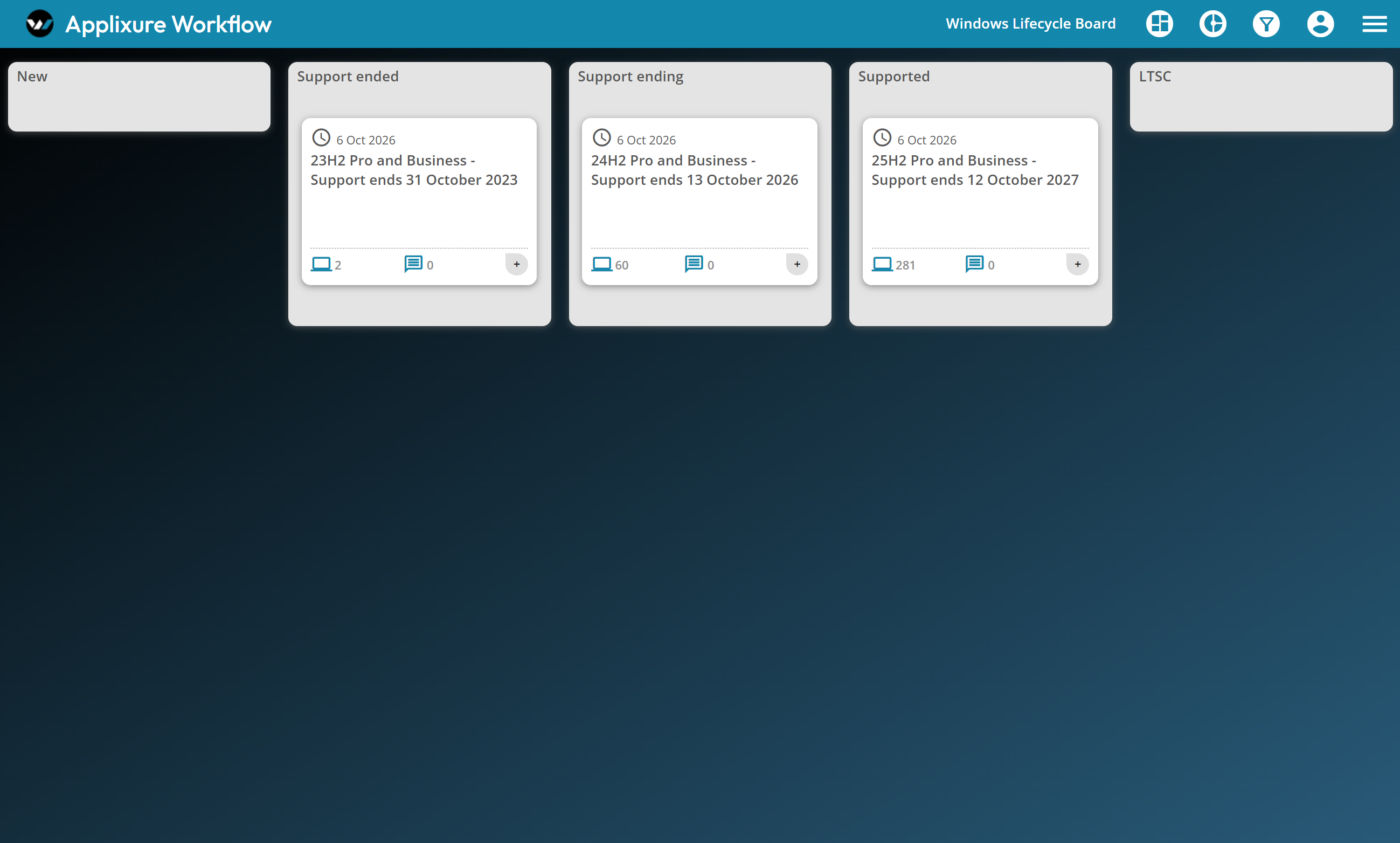Workflow_Windows_Support_Board
