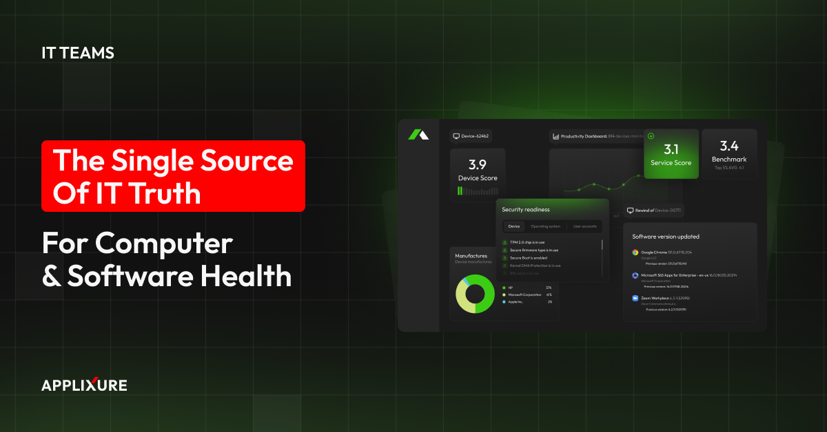 Computer Fleet Health Optimisation Tools | Applixure