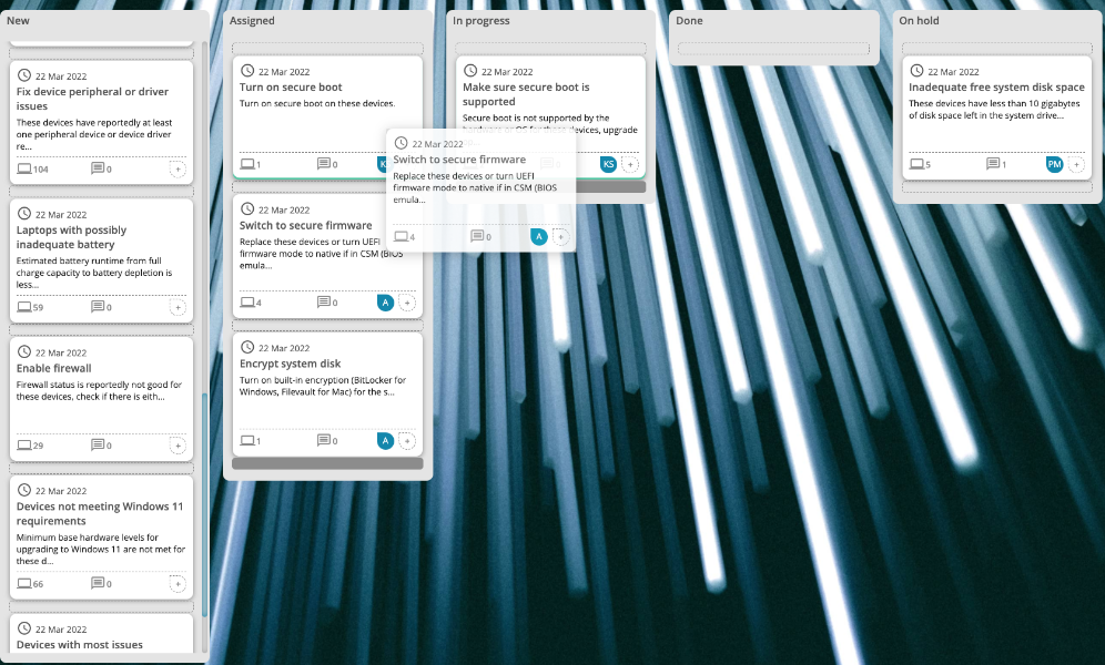 Workflow board